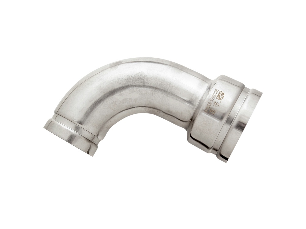 溝槽式異徑90°彎(wān)頭 溝槽式異(yì)徑90°彎頭